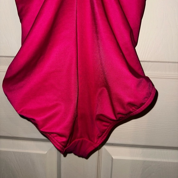 Miraclesuit pink ruched One Piece Swimsuit beach vacation pool summer - Picture 7 of 13